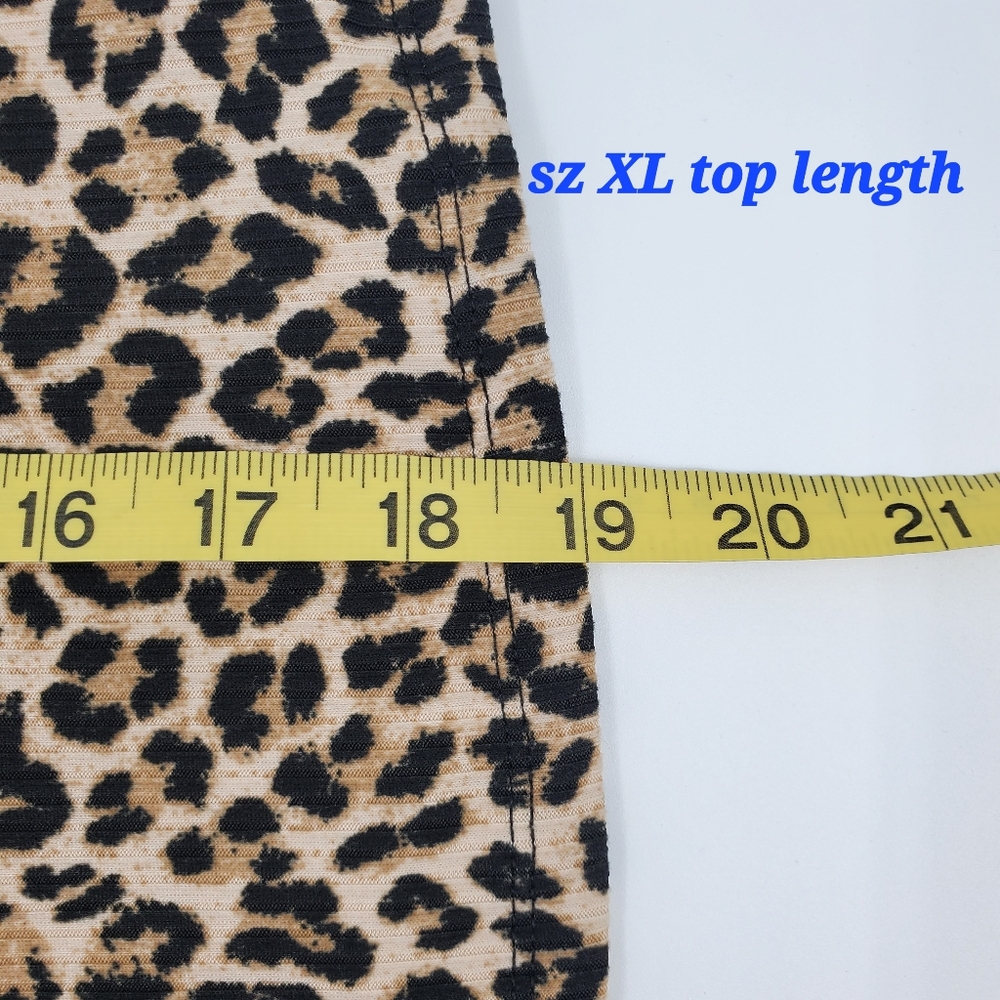 Vibe 2 pc cheetah print tank top and pant. - Picture 11 of 12